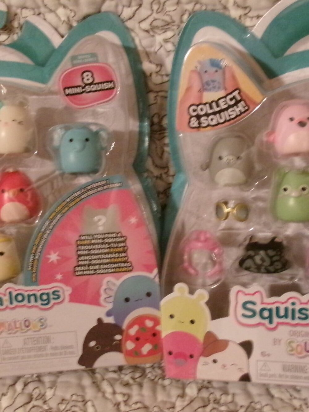 NWT TWO Pack Mini-Squish - Squish-a-longs, Wave 3, Styles 3 and 4